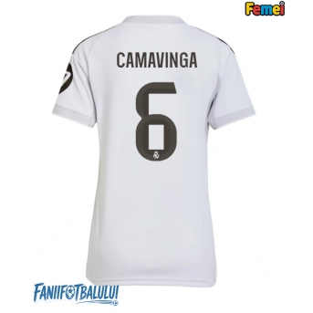 Real Madrid Eduardo Camavinga #6 Tricou Fotbal Replică 2025-26 Femei Acasa